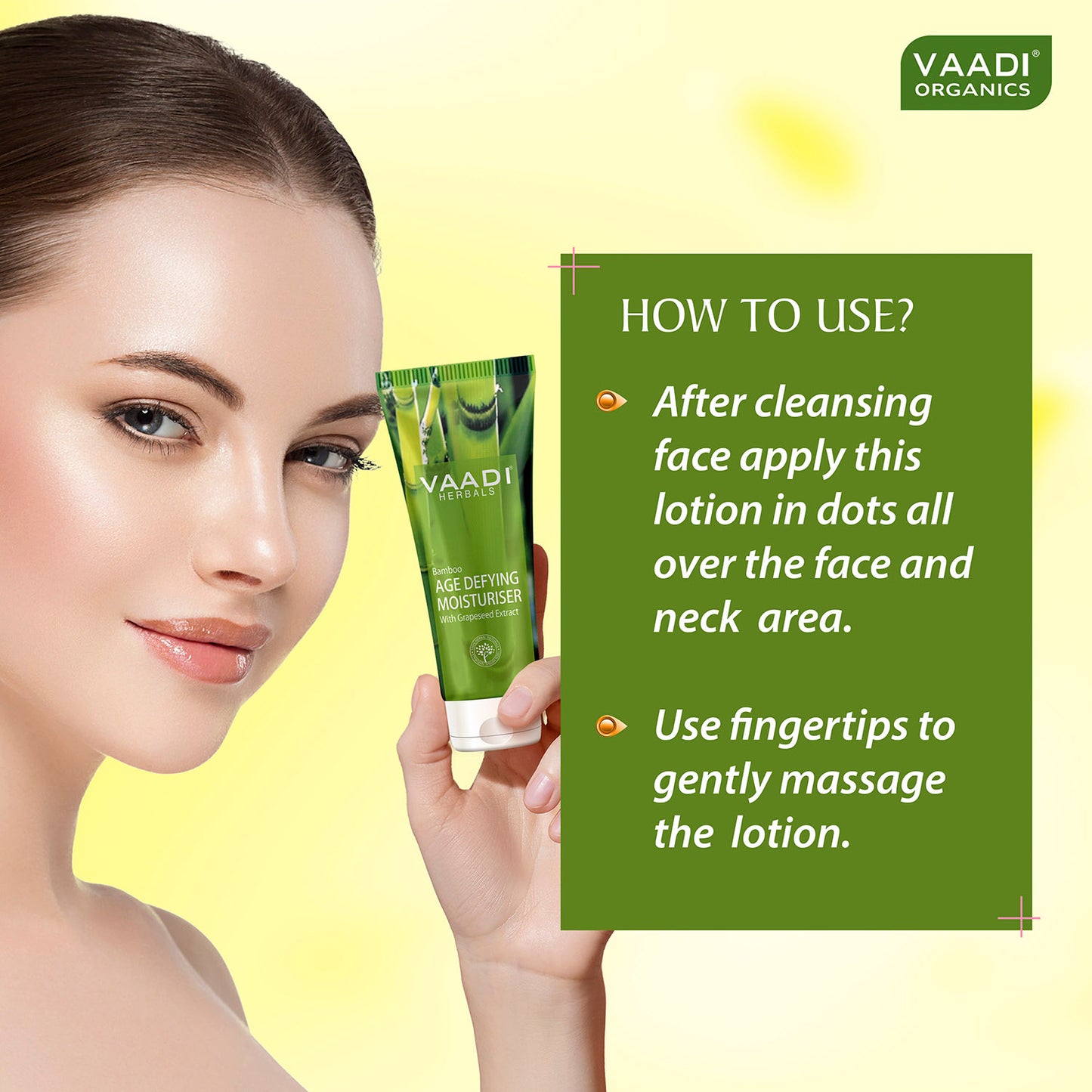Bamboo Age Defying Moisturiser with Grapeseed Extract - Anti Oxidant Rich Keeps Skin Firm Delays Wrinkles (60 ml/ 2.1 fl oz)