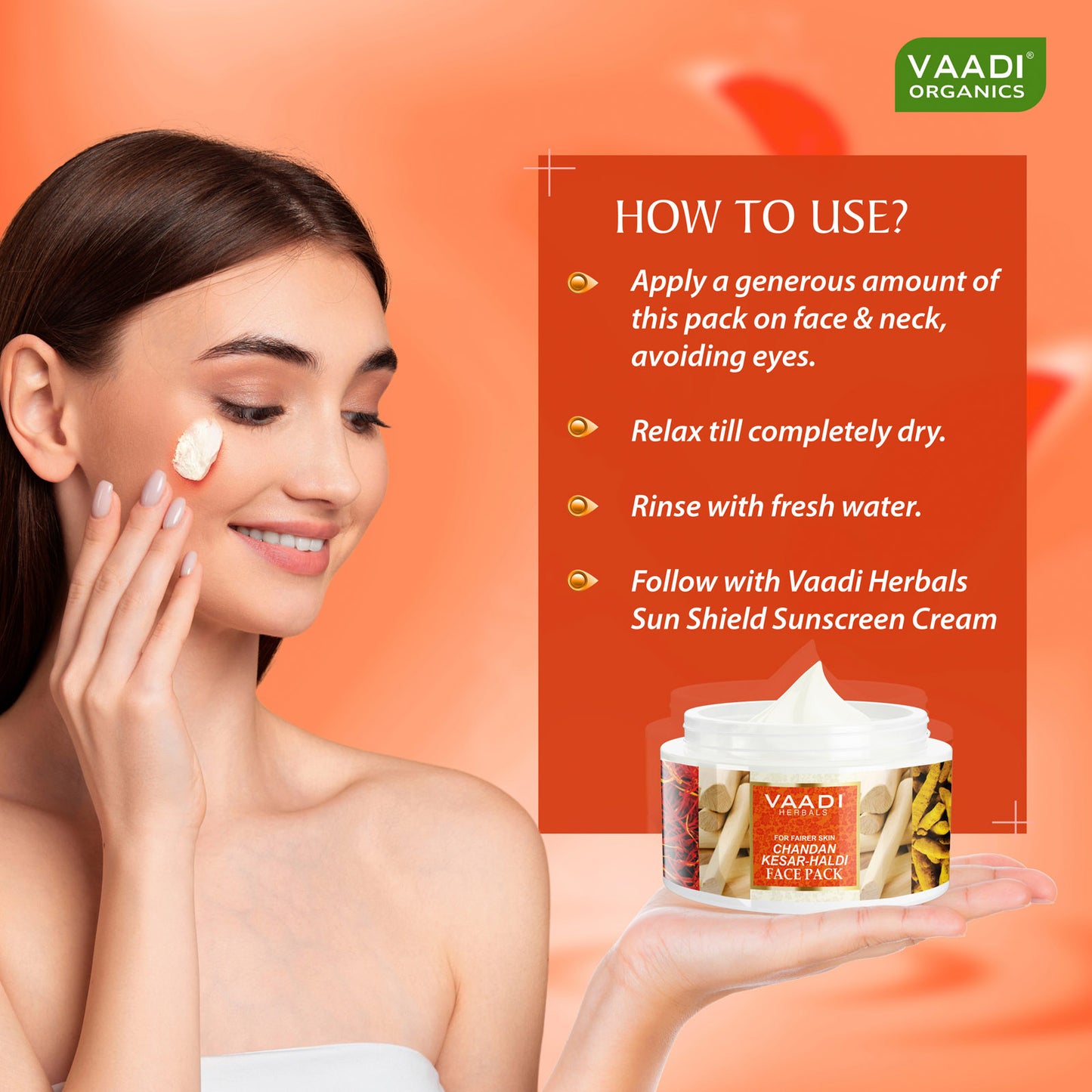Saffron Sandalwood Fairness Face Pack - Removes Marks and Lightens Skin Tone - Repairs and Protects Skin (600 gms / 21.2 oz)