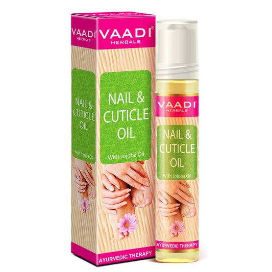 Nail & Cuticle Oil with Jojoba Oil - Heals Redness & Pain - Strengthens Thin & Brittle Nails (10 ml/ 0.4 fl oz)