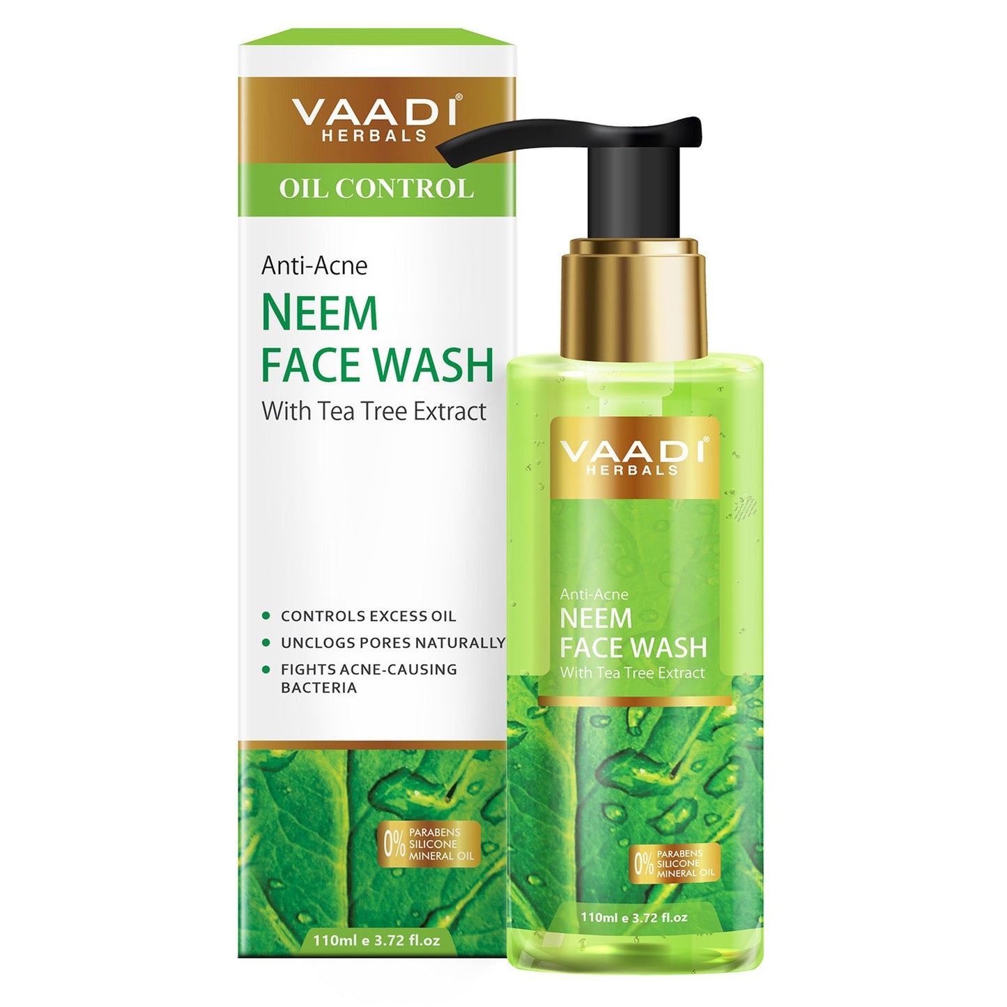 Anti-Acne Neem Face Wash With Tea Tree Extract (110 ml /3.72 fl oz)