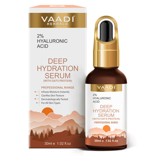 Organic Deep Hydration Serum With 2% Hyaluronic Acid & Oats Protein (30 gms / 1.02 fl.oz)