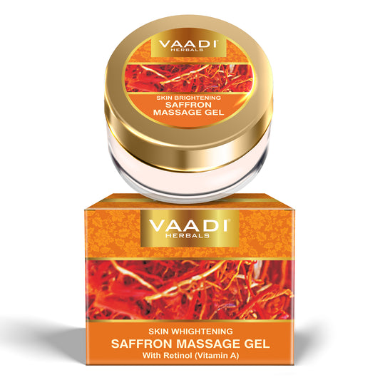 SKIN WHITENING SAFFRON MASSAGE GEL WITH RETINOL (VITAMIN A)(25 Gms)