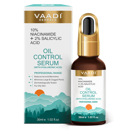 Organic Oil Control Serum With 10 % Niacinamide & 2% Salicylic Acid (30 gms / 1.02 fl.oz)