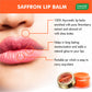 Tinted Saffron Lip Balm with SPF30 for Dry, Chapped & Sun Damaged Lips (10 gms / 0.4 oz)