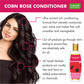 Ultra Nutrient Organic Rich Corn Rose Conditioner - Hibiscus Extract Conditions & Softens Hair (350ml / 12 fl oz)