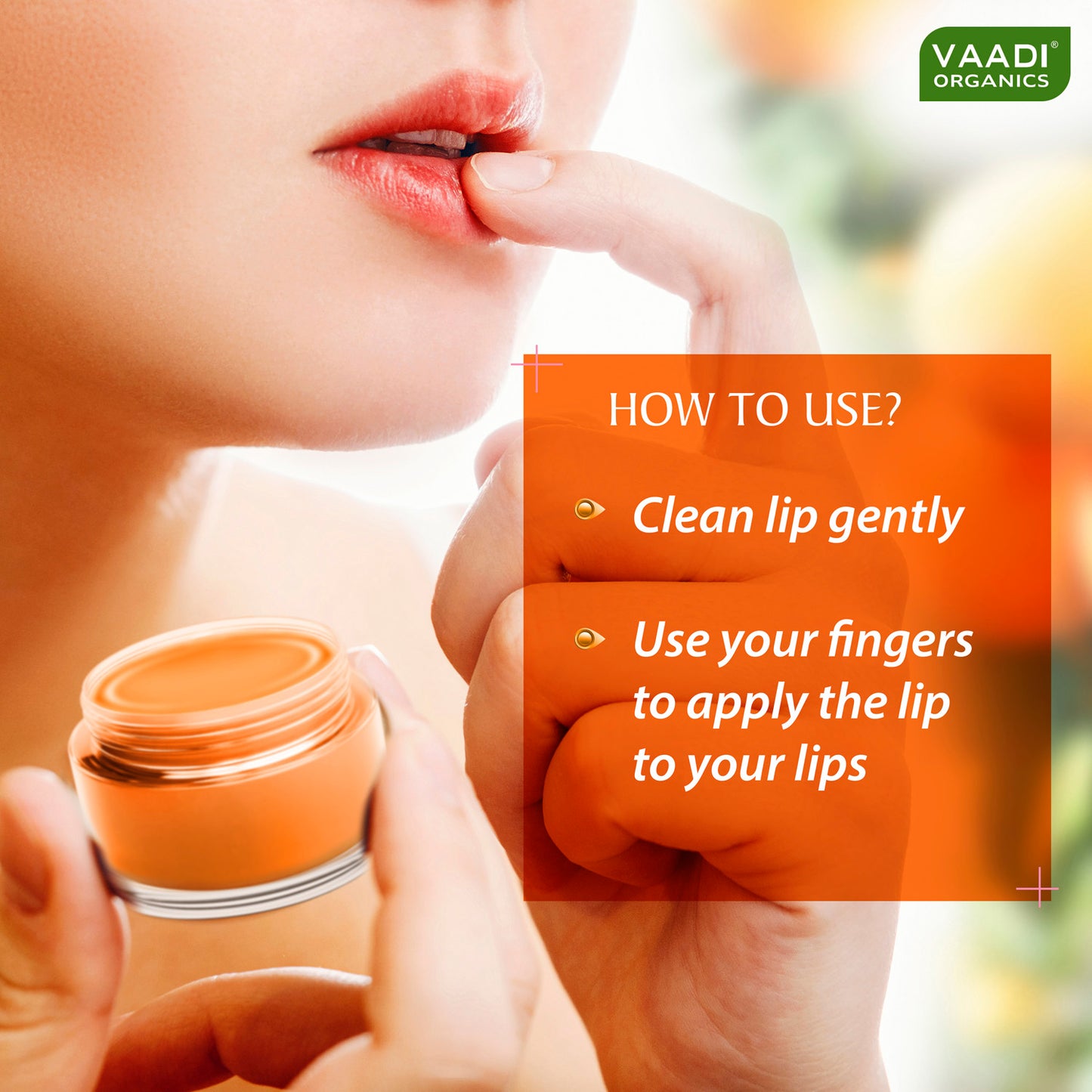Orange and Shea Butter Lip Balm - Lip Renewing Therapy (10 gms/0.4 oz)