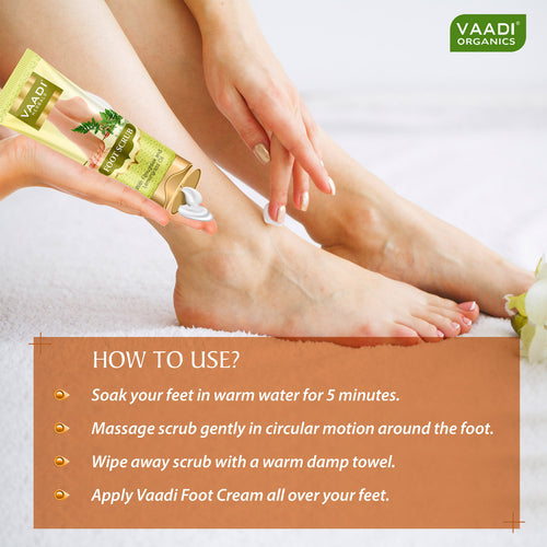 Thumbnail Organic Foot Scrub with Fenugreek & Lemongrass Oil 