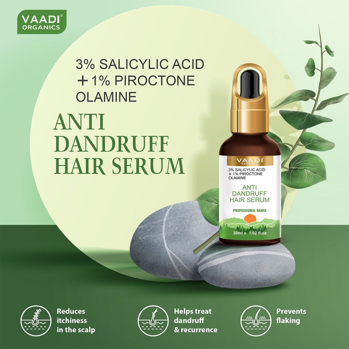 3% SALICYLIC ACID + 1% PIROCTONE OLAMINE ANTI DANDRUFF HAIR SERUM (30 ml / 1.02 fl.oz)