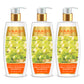 Hairfall & Damage Control amla shikakal Shampoo (Indian Gooseberry Extract) - Promotes Hair Growth Adds Shine to Hair (3 x 350 ml/12 fl oz)