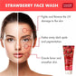 Skin Exfoliating Organic Strawberry Scrub Face Wash with Mulberry Extract - Removes Dead Skin Deeply Nourishes Skin ( 4 x 60ml/ 21.1 fl oz)