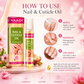 Nail & Cuticle Oil with Jojoba Oil - Heals Redness & Pain - Strengthens Thin & Brittle Nails (10 ml/ 0.4 fl oz)