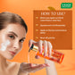 Skin Whitening Organic Saffron Face Wash with Sandalwood - Protects Skin from Sun - Lightens Pigmentation  (2 x 250 ml / 8.5 fl oz )