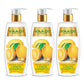 Dandruff Defense Lemon Shampoo with Tea Tree Extract - Disinfects Scalp Prevents Hairfall (3 x 350 ml/ 12 fl oz)