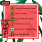 Skin Exfoliating Organic Strawberry Scrub Face Wash with Mulberry Extract - Removes Dead Skin Deeply Nourishes Skin ( 4 x 60ml/ 21.1 fl oz)