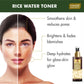 Vaadi Herbals 2% Niacinamide + Ceramide Rice Water Facial Toner - B3+ | Brightening| Pore-Tightening & Glass-Skin Hydration (250 ml / 8.2 fl oz)