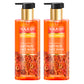 Skin Whitening Organic Saffron Face Wash with Sandalwood - Protects Skin from Sun - Lightens Pigmentation  (2 x 250 ml / 8.5 fl oz )