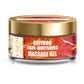 Skin Whitening Saffron Massage Gel with Basil Oil & Shea Butter - Improves Complexion Reduces Puffiness ( 50 gms/2 oz)