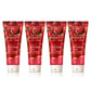 Skin Exfoliating Organic Strawberry Scrub Face Wash with Mulberry Extract - Removes Dead Skin Deeply Nourishes Skin ( 4 x 60ml/ 21.1 fl oz)