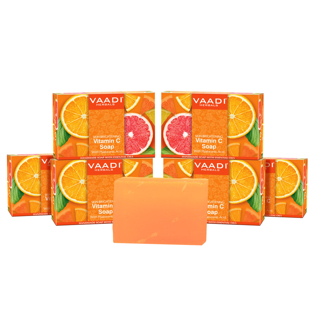 Pack of 6 Vitamin C Soap with Hyaluronic Acid (75 gms X 6)