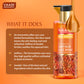 Skin Whitening Organic Saffron Face Wash with Sandalwood - Protects Skin from Sun - Lightens Pigmentation  (2 x 250 ml / 8.5 fl oz )