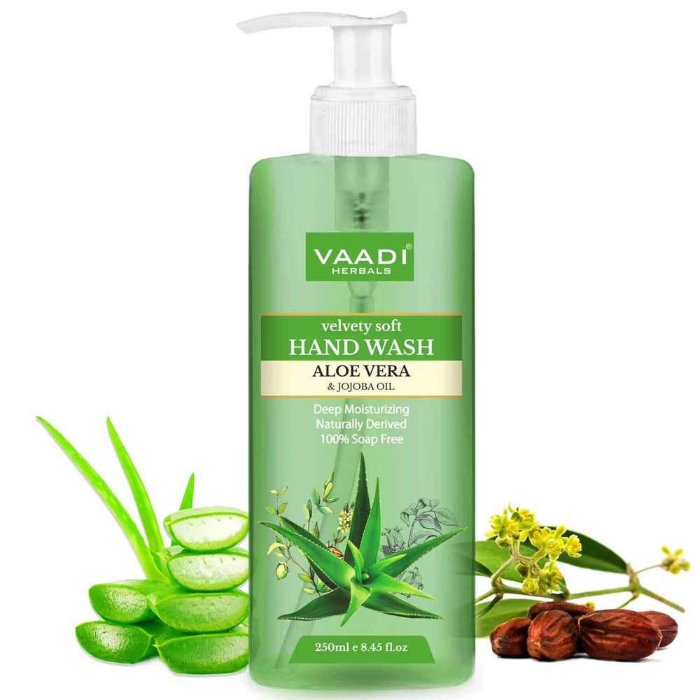 Velvety Soft Organic Aloe Vera & Jojoba Oil Hand Wash 