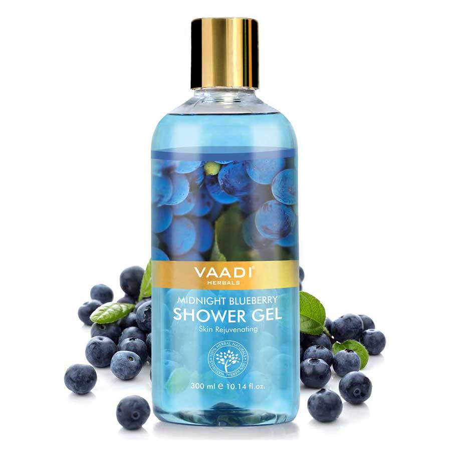 Midnight Organic Blueberry Shower Gel 