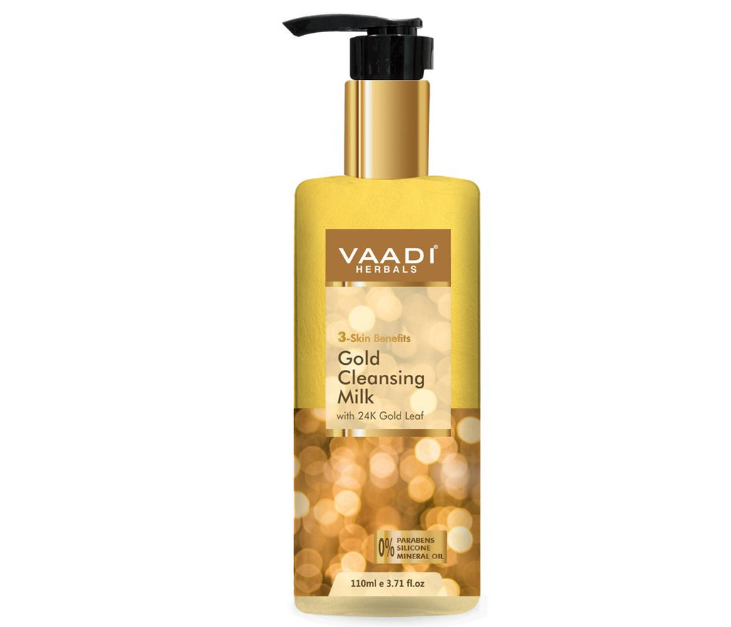 Gold Cleansing Milk with 24k Gold Leaf 