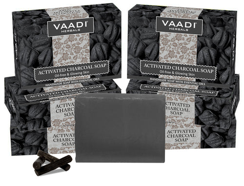 Thumbnail Pack of 6 Activated Charcoal Soap 