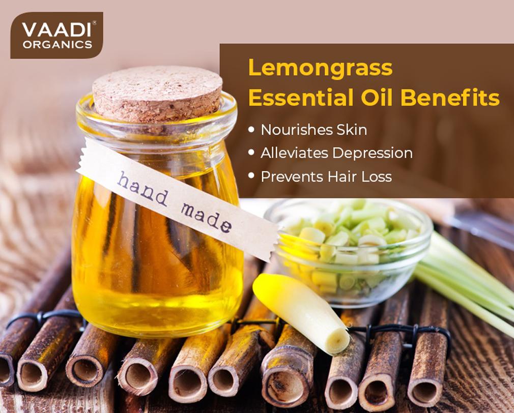 Organic Lemongrass Essential Oil 