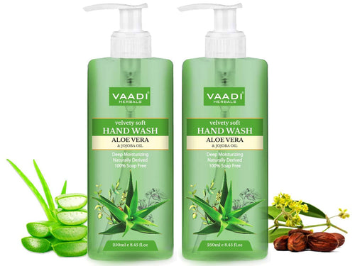 Thumbnail Velvety Soft Organic Aloe Vera & Jojoba Oil Hand Wash (2 x 250 ml / 8.5 fl oz )