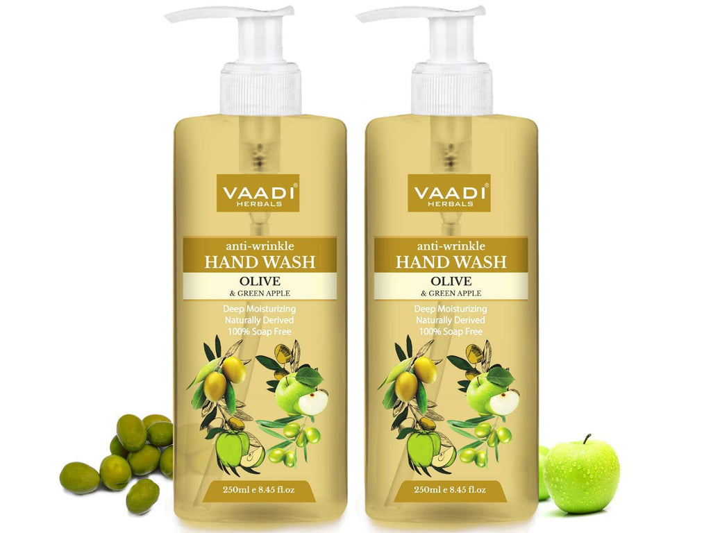 Anti Wrinkle Organic Olive and Green Apple Hand Wash 