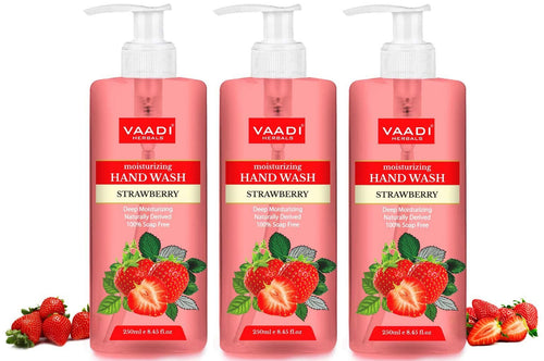 Thumbnail Deep Moisturizing Organic Strawberry Hand Wash (3 x 250 ml / 8.5 fl oz )