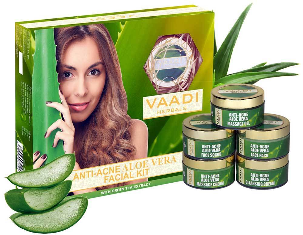Anti Acne Organic Aloe Vera Facial Kit 