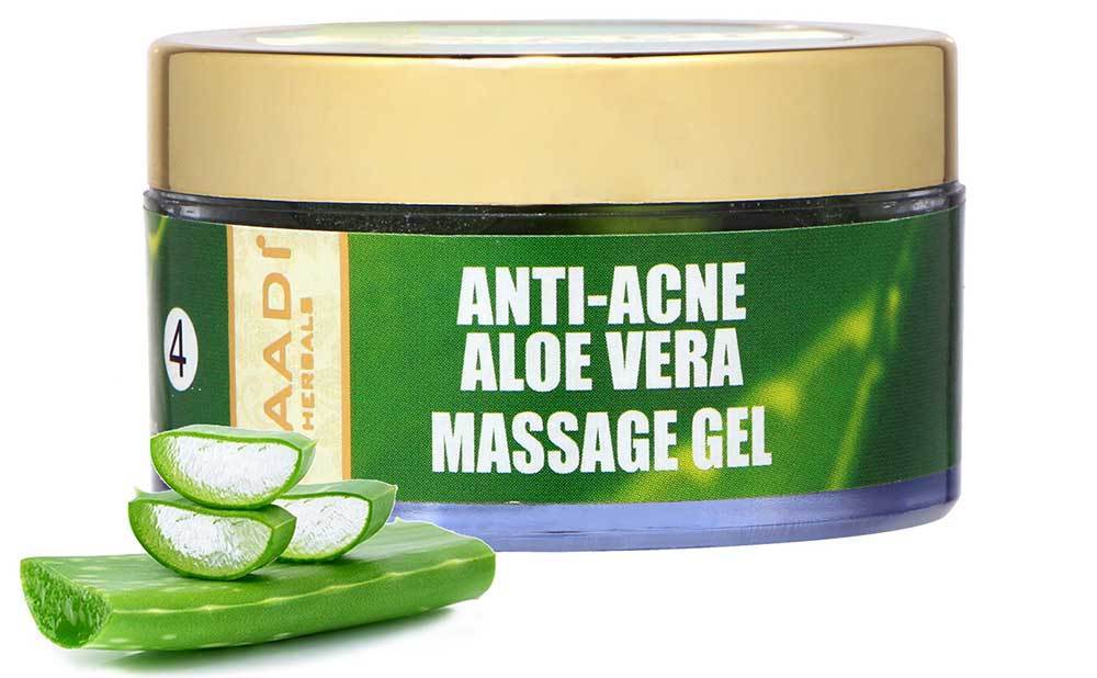 Anti Acne Organic Aloe Vera Massage Gel 