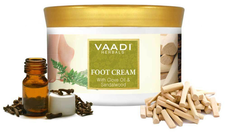 Organic Foot Cream with Clove & Sandalwood Oil 