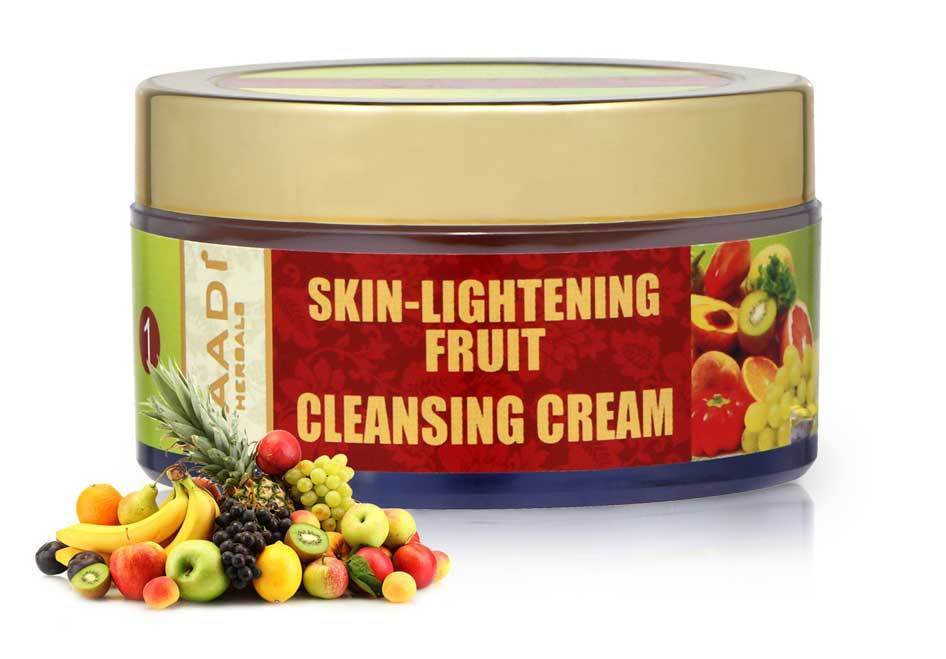 Skin Lightening Organic Fruit Cleansing Cream with Orange Extract & Turmeric  Removes Sun Tan  Lightens Complexion ( 50 gms /2oz)