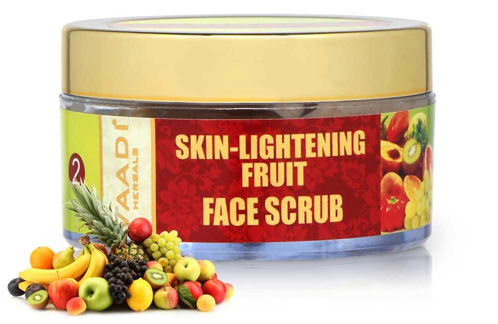 Skin Lightening Organic Fruit Scrub with Orange Extract & Turmeric 