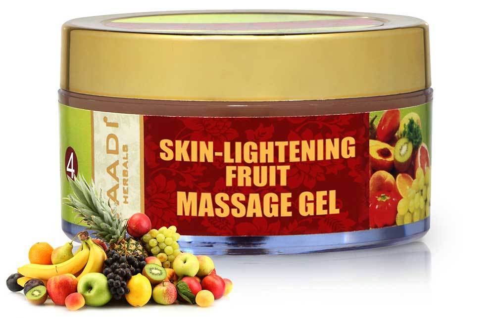 Skin Lightening Organic Fruit Massage Gel with Orange Extract & Turmeric 