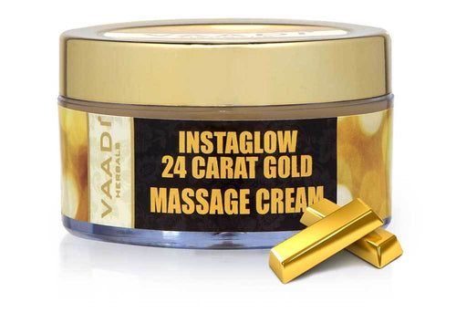 Thumbnail Organic 24 Carat Gold Massage Cream with Marigold & Wheatgerm Oil 