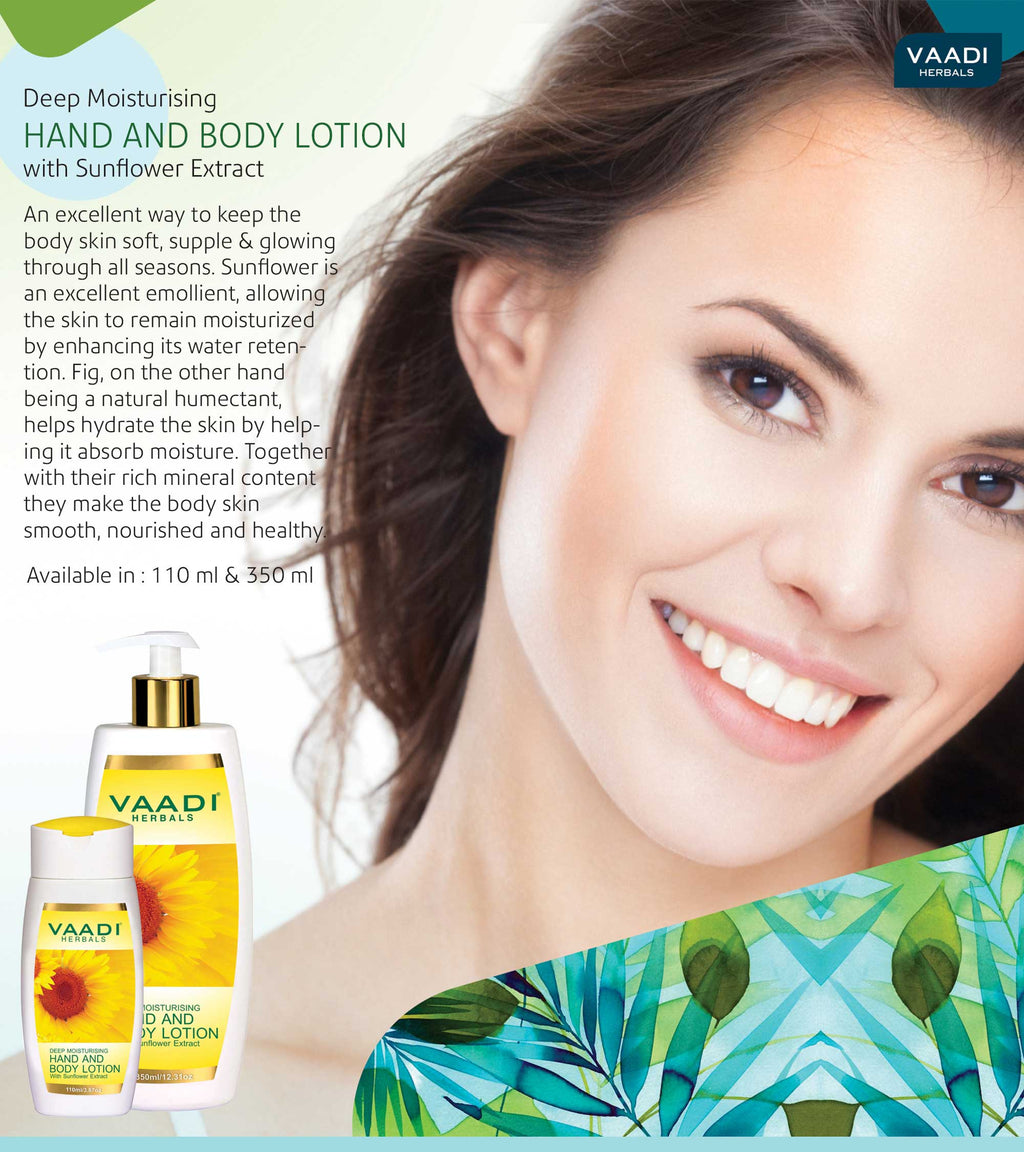 Organic Hand & Body Lotion with Sunflower Extract 