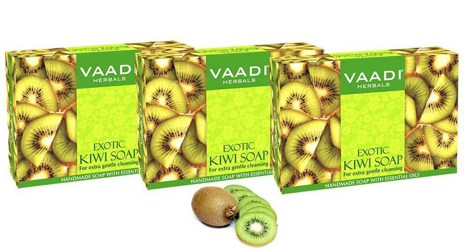 Exotic Organic Kiwi Soap with Green Apple Extract 