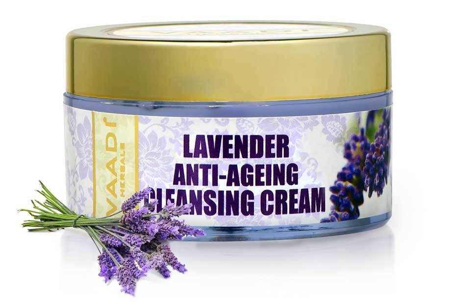 Anti Ageing Organic Lavender Cleansing Cream with Rosemary Extract 