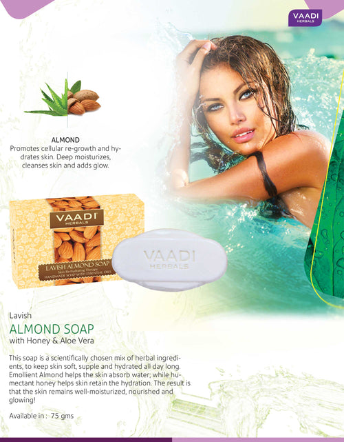 Thumbnail Rehydrating Organic Lavish Almond Soap with Honey & Aloe Vera 