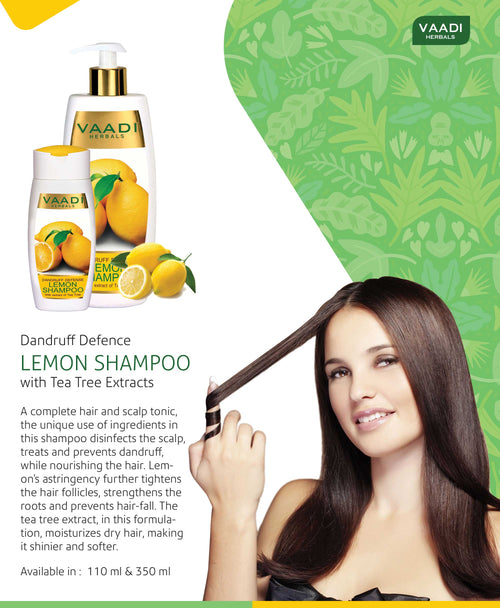 Thumbnail Dandruff Defense Organic Lemon Shampoo with Tea Tree Extract 