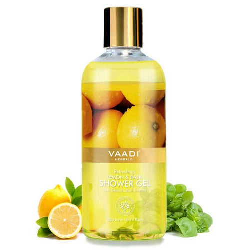 Thumbnail Refreshing Organic Lemon & Basil Shower Gel 