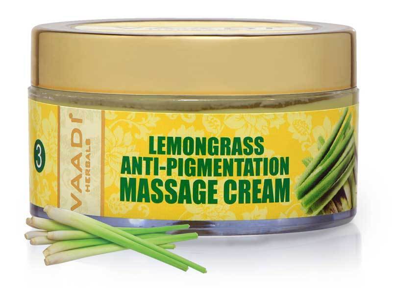 Anti Pigmentation Organic Lemongrass Massage Cream 