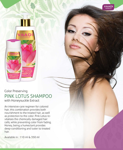 Thumbnail Color Preserving Organic Pink Lotus Shampoo with Honeysuckle Extract 